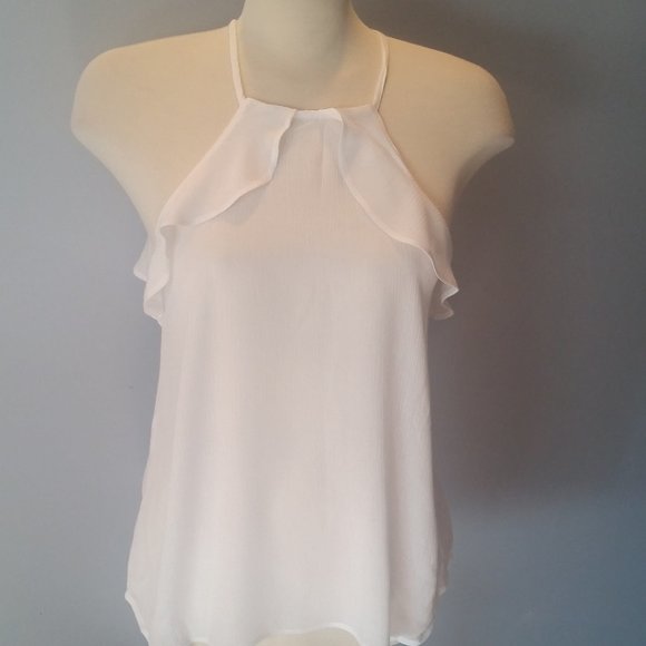 Bright White H&M Divided halter top NWOT - Picture 2 of 2